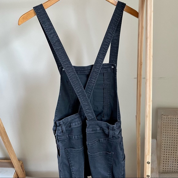 ✨SOLD✨ Free People Washed Black Denim Overalls - 26 - Picture 7 of 8